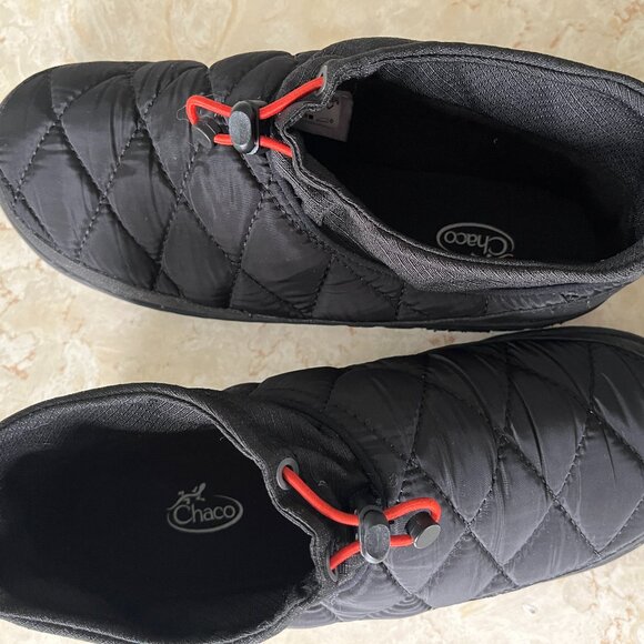 Chaco Sz 8 Wmns Black Ramble Puff Cinch Casual Quilted Shoe - Picture 3 of 11